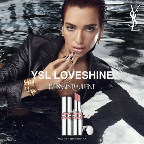 ysl lipstick dua lipa|YSL loveshine lipsticks.